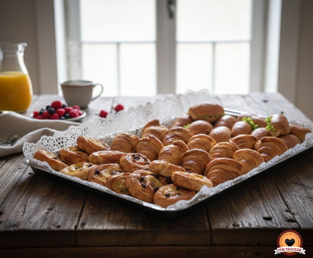 Petit-déjeuner viennoiseries