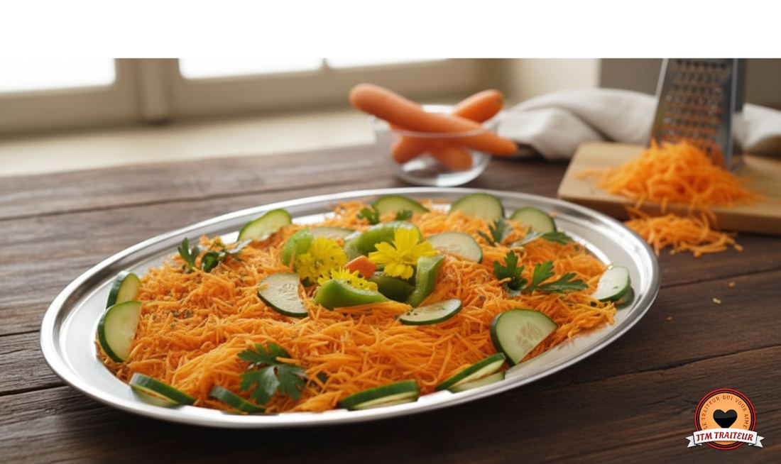Salade de carottes fraîches